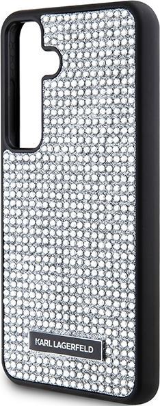 Produktbild Karl Lagerfeld KLHCSHDSPRS S921 hardcase srebrny/silver Rhinestone Metal Logo (Samsung Galaxy S24)