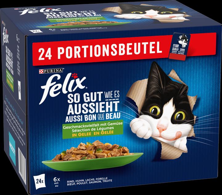 Produktbild Felix Fleisch mit Gemüse (Adult, 24 Stk., 2040 g)
