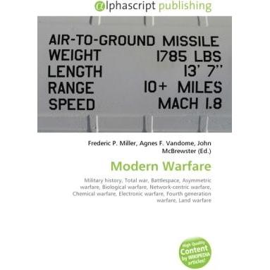 Modern Warfare, Fachbücher von Agnes F. Vandome, Frederic P. Miller, John McBrewster