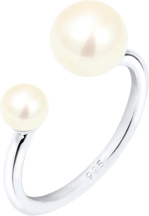 Elli Ring Freshwater Cultured Pearl Modern 925 Silver (925 Silver)
