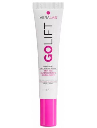 Immagine prodotto Veralab Go Lift Anti-Age Eye Contour Cream Plumping Elasticizing 15 Ml (Crema per la cura degli occhi, 15 ml, Giorno)
