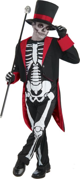 Produktbild Bristol Novelty HalloweenKostüm Mr Bone Jangles (L)
