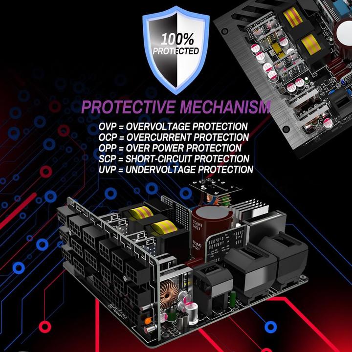 Produktbild LC-Power Platinum Pro Serie LC1200P2 V3.1 Modular (KC1200P2 V3.1) (1200 W)