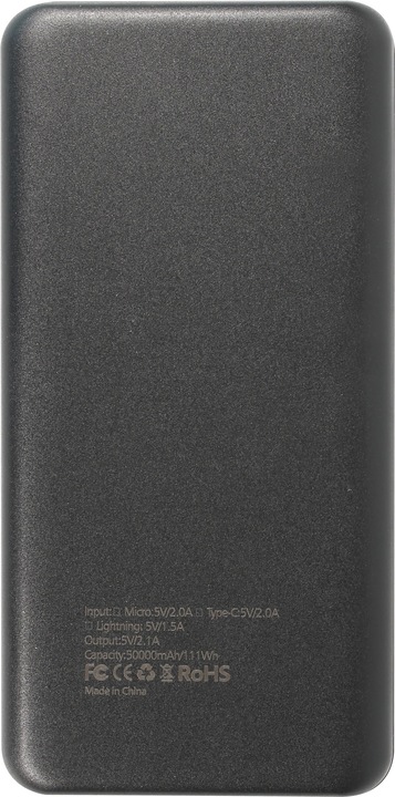 Image du produit PhoneLook Power Bank batterie externe BLM-S30 50000mAh écran LED + double USB (50000 mAh)