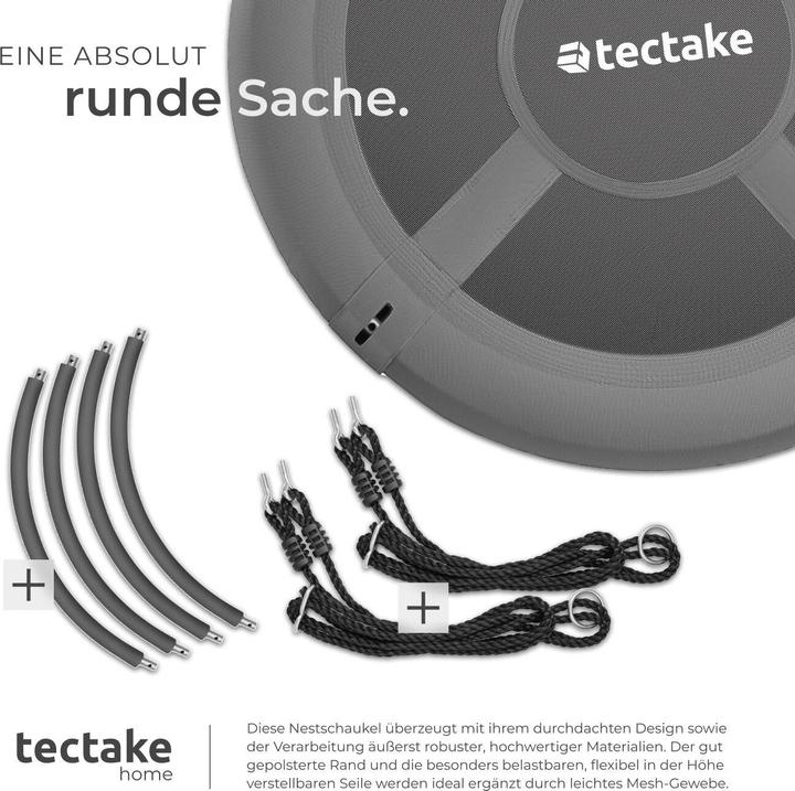 Image du produit tectake Swayer Nest Swing, hauteur réglable, 300 kg
