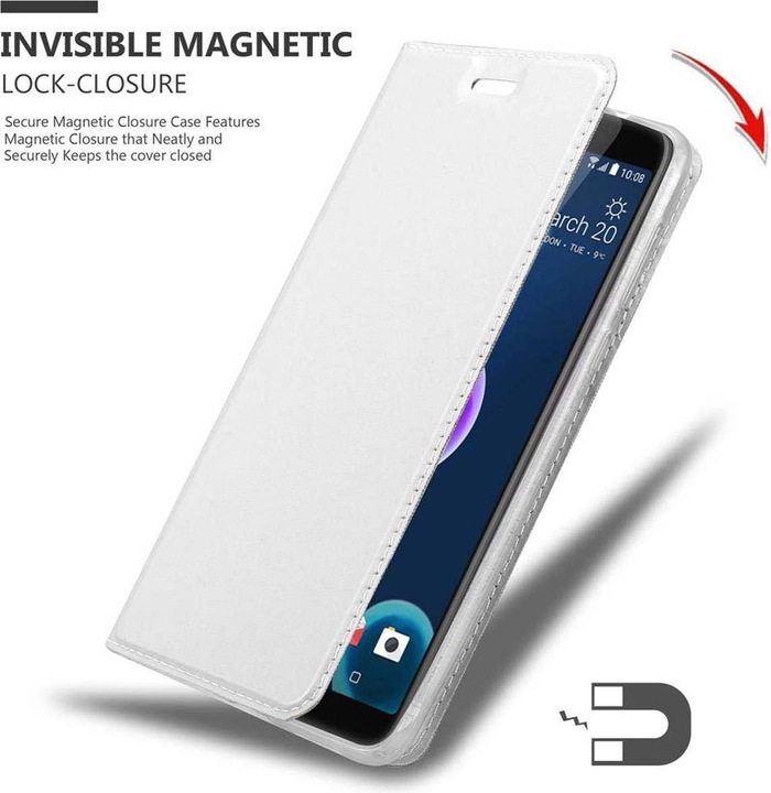 Actual product image Cadorabo Book Classy Style Cover (HTC Desire 12)
