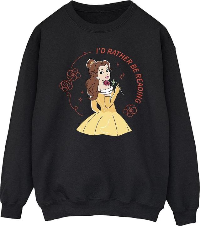 Immagine prodotto Disney Felpa in cotone da uomo Beauty And The Beast I'd Rather Be Reading (XL)