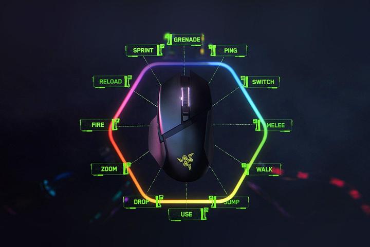 Immagine prodotto Razer Basilisk V3 Pro (Senza fili, Cablato)