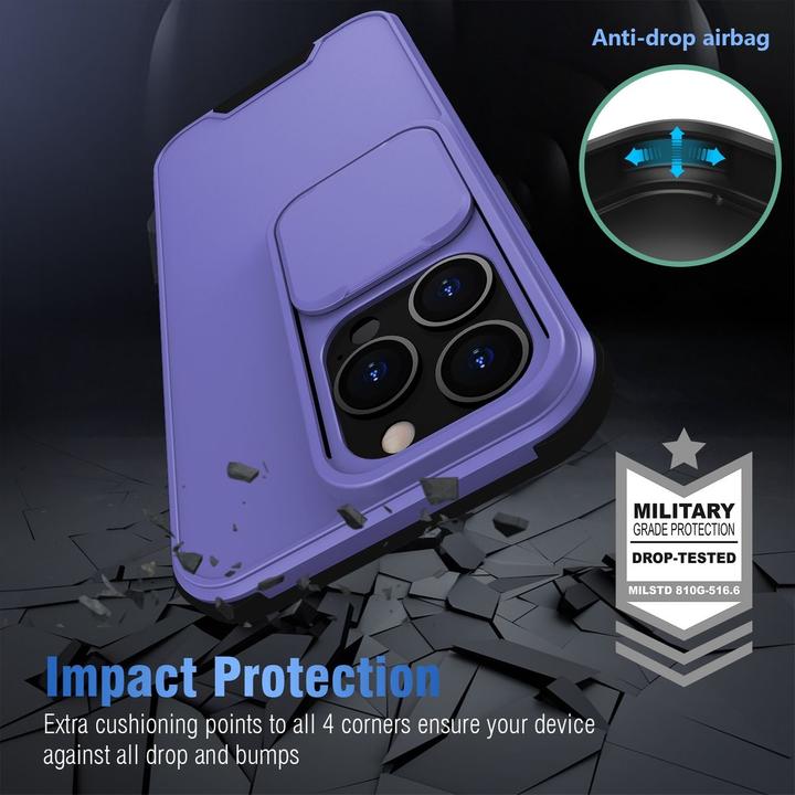 Produktbild König Design Hülle Handy Schutz für Apple iPhone 13 Pro Max Case Cover Tasche Etuis Violett (Apple iPhone 13 Pro Max)