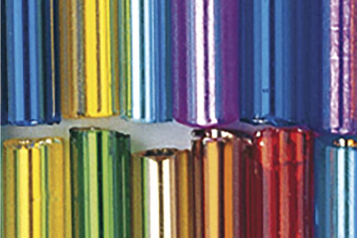 Produktbild Rayher Glasstifte, 7/2 mm, mit Silbereinzug, gemischt