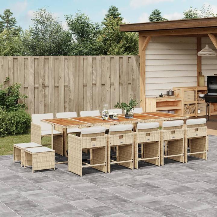 Produktbild vidaXL Garten Essgruppe (275 x 106 x 73 cm)