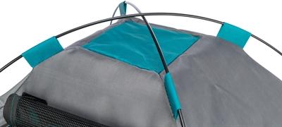 Produktbild Trixie Zelt für Hunde, 80 × 63 × 65 cm, Dunkelgrau/Petrol (Hund)