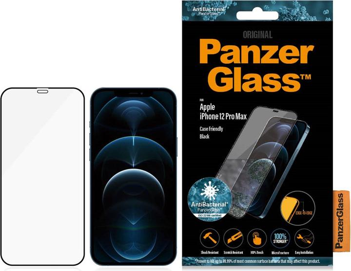 PanzerGlass Edge-to-Edge (1 Stück, Apple iPhone 12 Pro Max)