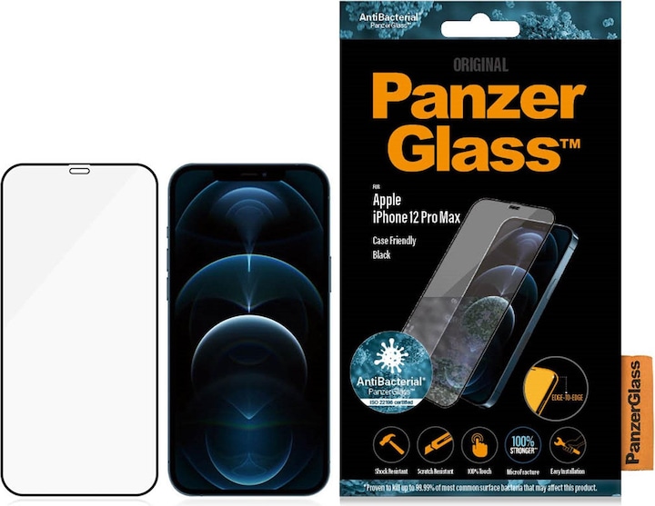 Produktbild PanzerGlass Edge-to-Edge (1 Stück, Apple iPhone 12 Pro Max)