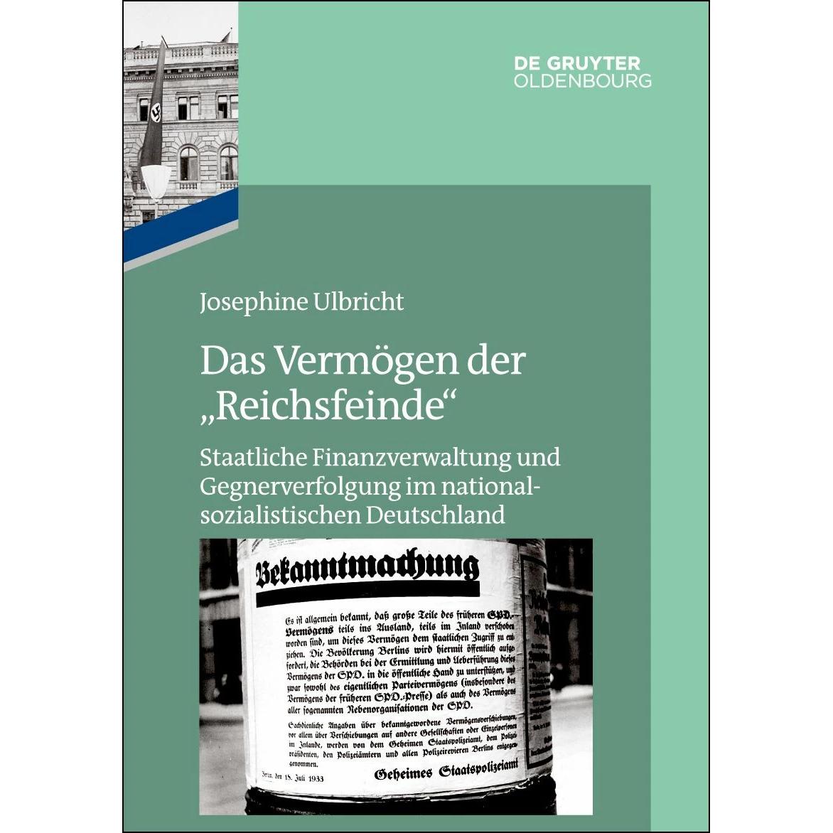 Das Vermögen der 'Reichsfeinde', Fachbücher von Josephine Ulbricht