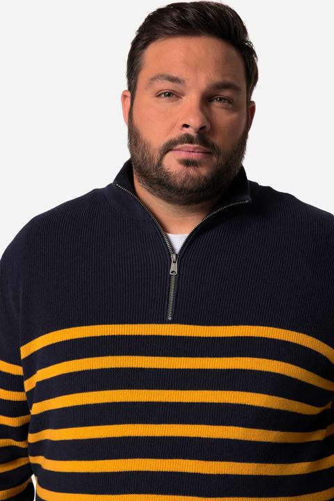 Produktbild Men+ Troyer, Ringel, Zippkragen (4XL)