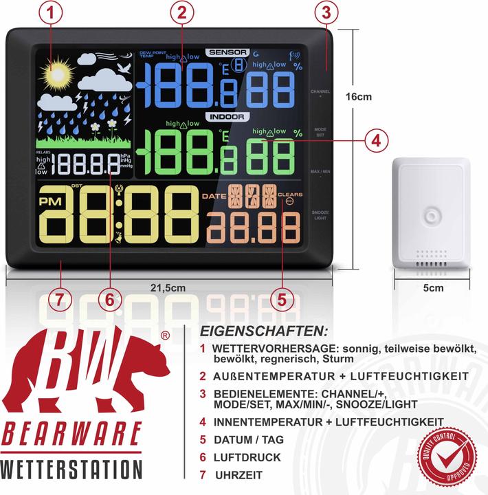 Produktbild Bearware Wetterstation