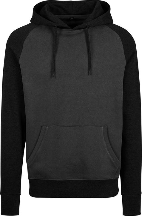 Immagine prodotto Build Your Brand Maglia raglan con cappuccio (M)