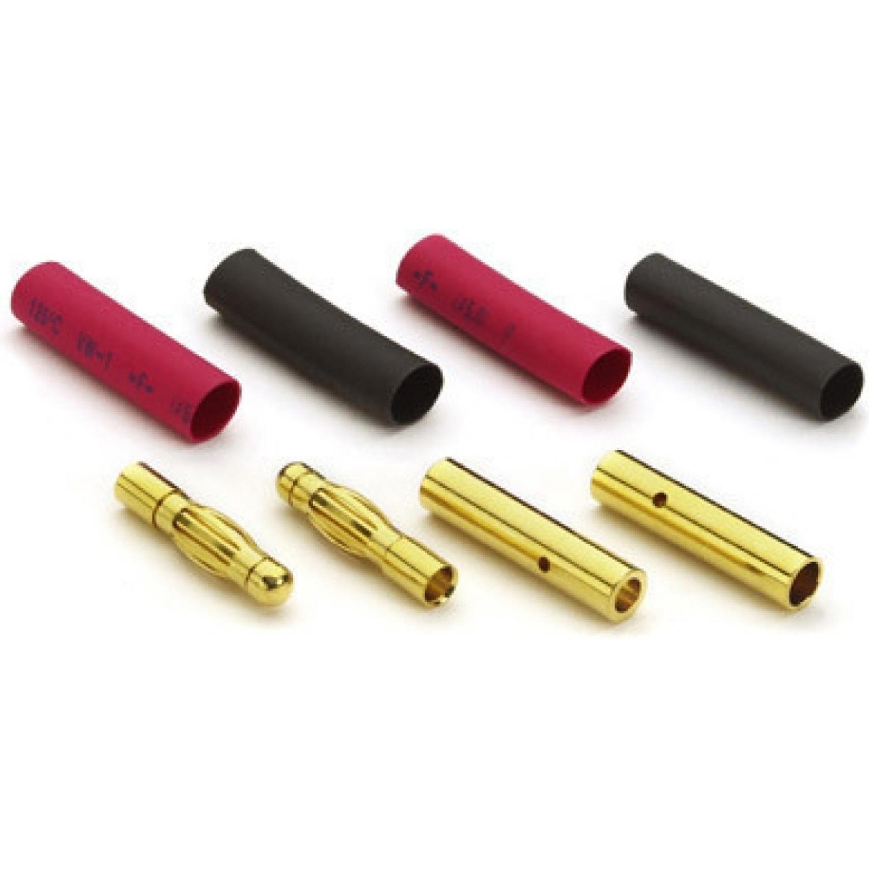 Carson Goldkontakte 4mm 2x Buchse, 2x Stecker