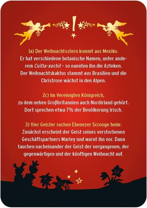 Produktbild Das Weihnachts-Quiz (Deutsch)