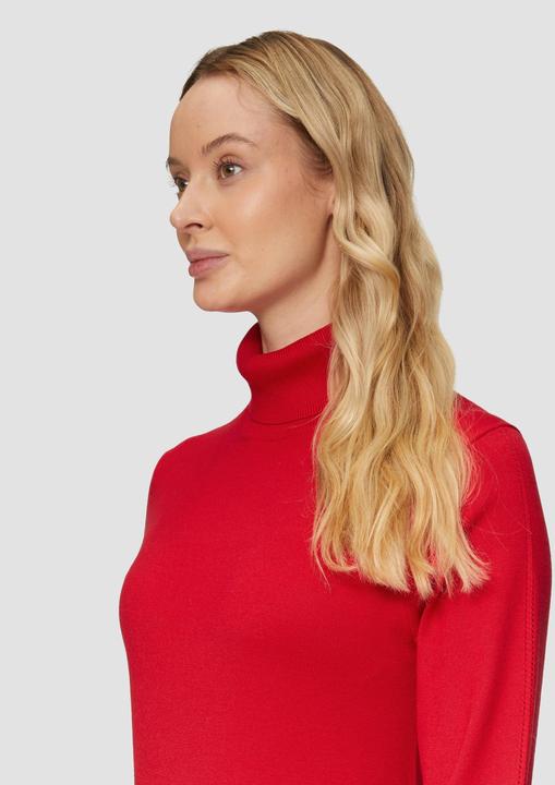 Image du produit S.Oliver Strickpullover Feiner Rollkragenpullover mit Ajour-Details (48)