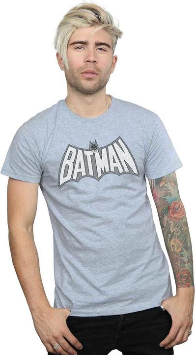 Produktbild Batman Retro Crackle Logo TShirt (M)