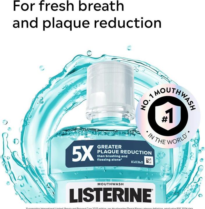 Image du produit Listerine Coolmint Mouthwash (1000 ml, Rince-bouche)