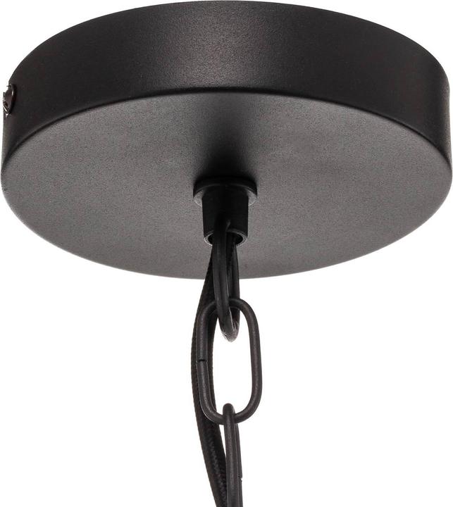 Actual product image Lucande Aparas pendant light Ø50 Black/Gold (E14)
