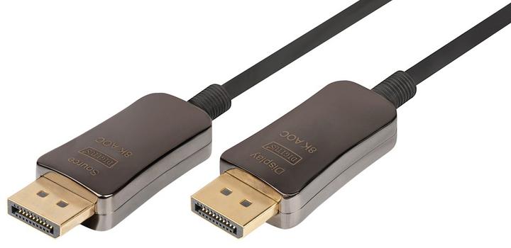 Productafbeelding Digitus DisplayPort™ AOC hybride glasvezelkabel, UHD 8K, 15 m (15 m, DisplayPort, 1.4)