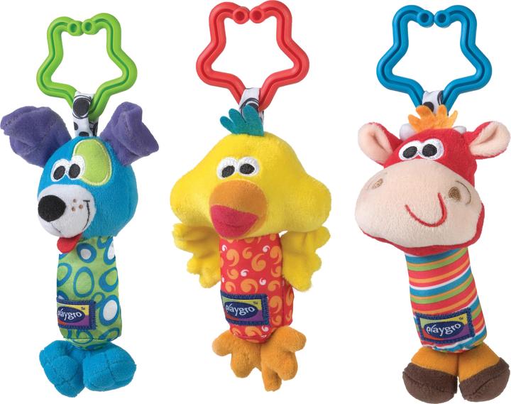 Playgro Trio d'animaux de jeu