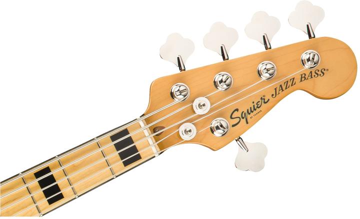Image du produit Squier Classic Vibe 70s Jazz Bass V Black (Basse électrique, Érable, Peuplier)