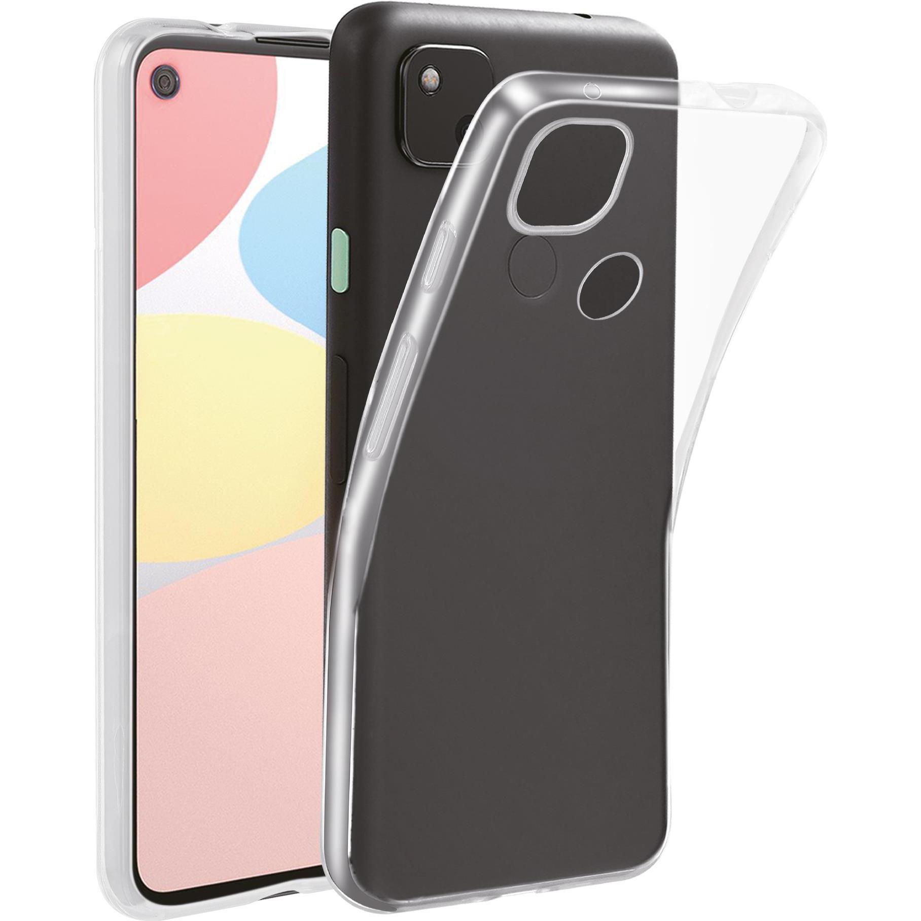 Vivanco Super Slim Backcover Google Pixel 4A Transparent (Google Pixel 4a), Smartphone Hülle, Transparent