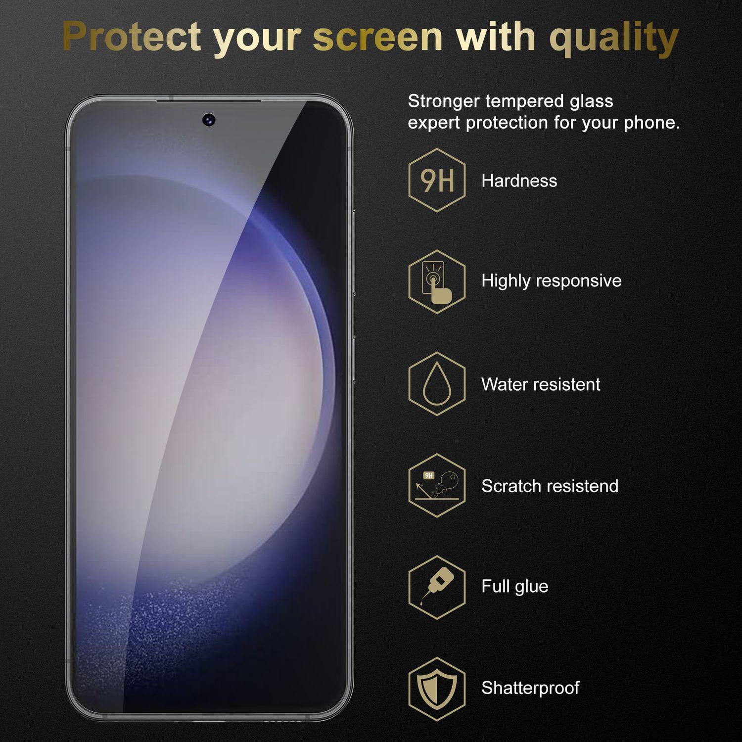 Thumbnail - Cadorabo 3er Pack Display Schutzglas für Samsung Galaxy S23 PLUS (3 Stück, Samsung Galaxy S21), Smartphone Schutzfolie, ...