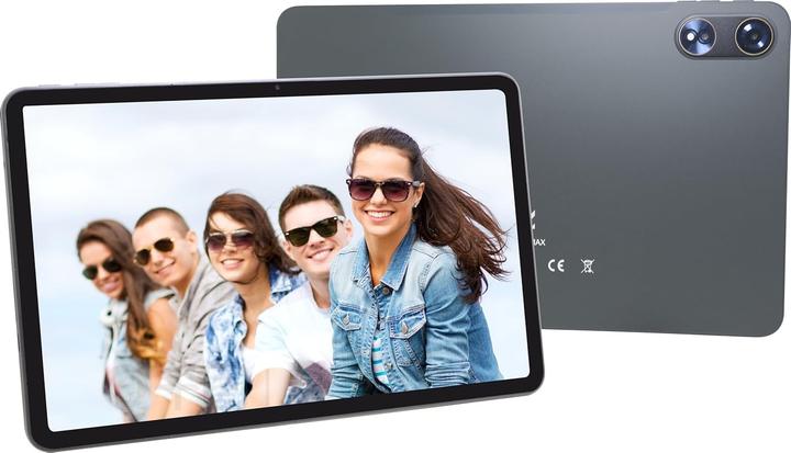 Actual product image Majestic Octa-Core Tablet with 4G, Wi-Fi, 128GB Storage, 8GB RAM, Android 14, Dual Camera, GPS (4G, 12", 128 GB, Grey)