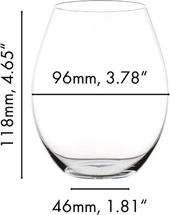 Immagine prodotto Riedel O Wine Tumbler Old World Syrah 0414/41 (set di 2) (57 cl, 2 Occhiali, Bicchieri da vino rosso)