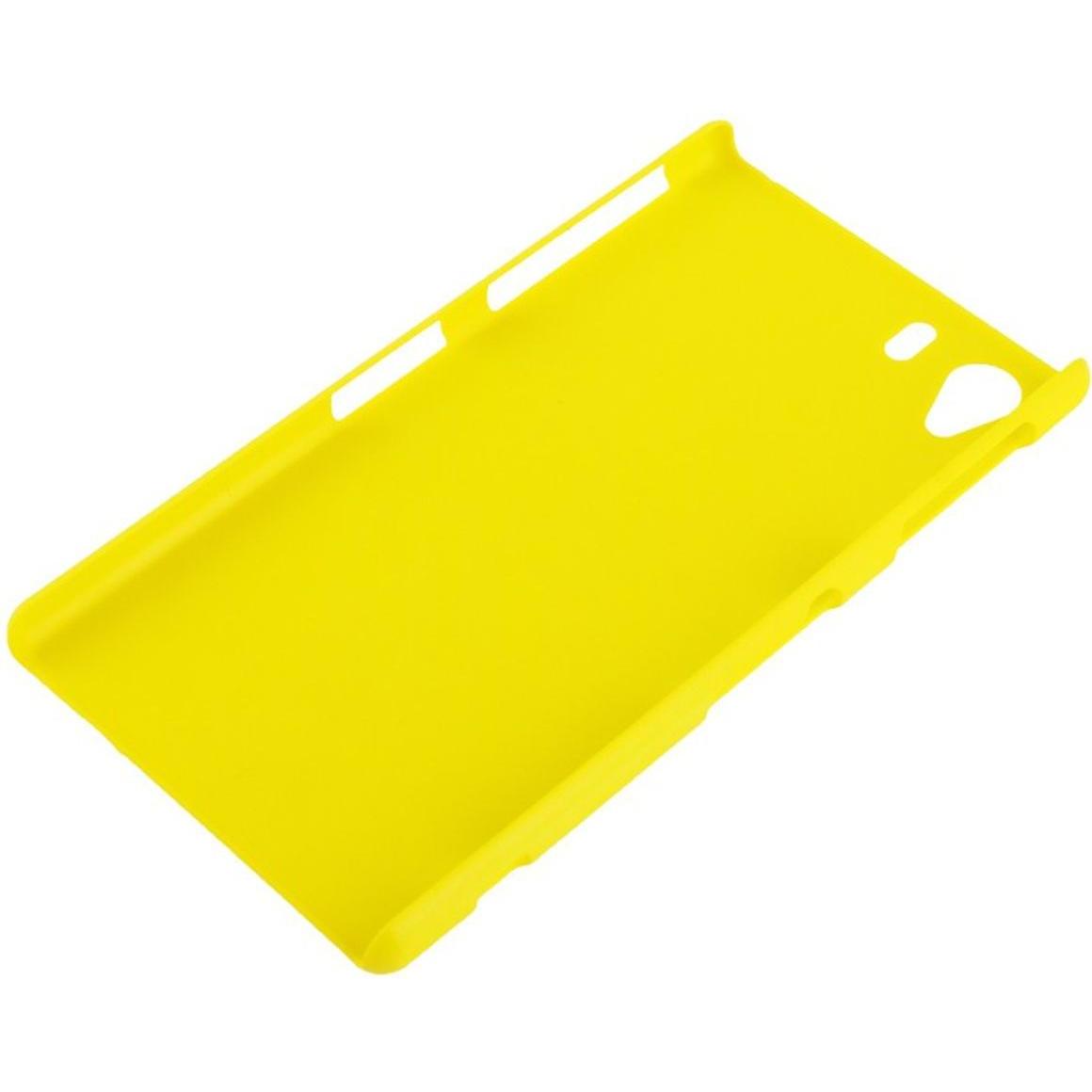 Thumbnail - König Design Schutzhülle Kunststoff Gehäuse für Sony Xperia Z1 gelb (Sony Xperia Z1), Smartphone Hülle, Gelb