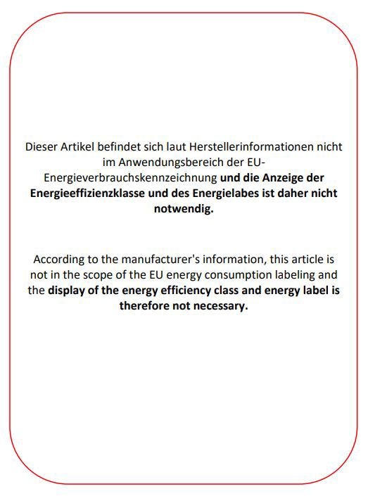 Energy Label Paulmann MaxLED 500 Full-Line COB Stripe Set (Daylight, 300 cm, Indoor)