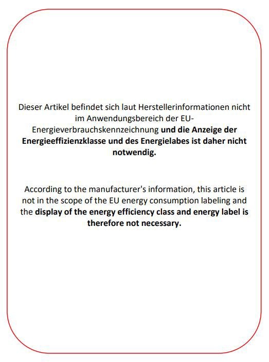 Label énergétique Paulmann MaxLED 500 Full-Line COB Stripe Set (Lumière du jour, 300 cm, Intérieur)