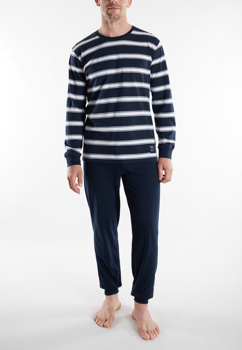 Produktbild Tom Tailor Pyjama Casual Bequem sitzend Pyjama lang Rundhalsausschnitt (50)