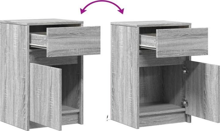 Actual product image vidaXL Nachttisch (38 x 34 x 61 cm)