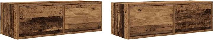 Aspect vieux bois, Marron