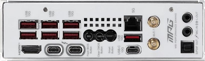 Actual product image MSI MPG Z890I EDGE TI WIFI (LGA 1851, Intel Z890, Mini-ITX)