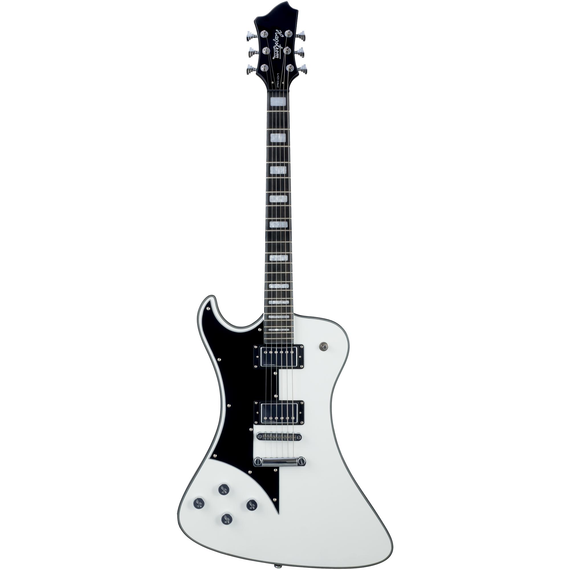 Hagstrom Chitarra elettrica, Fantomen, Bianco lucido, Mancino (Chitarra elettrica, Mogano), Chitarra, Bianco