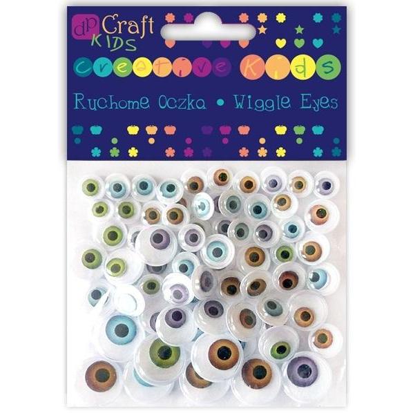 DP Craft Natürliche bewegliche Augen 72 Stk. mischen (47658144)