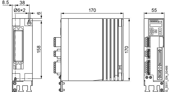 Actual product image Siemens 6SL3210-5FB10-4UA1