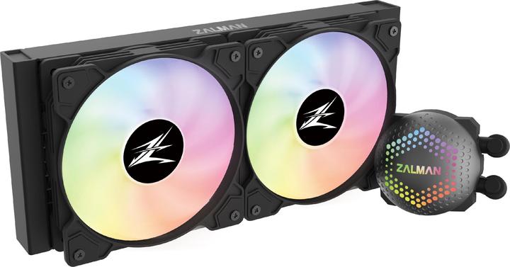 Produktbild Zalman ALPHA24 Black CPU Liquid Cooler 280mm Radiator 2 x 140 mm Fan ARGB pump Dual