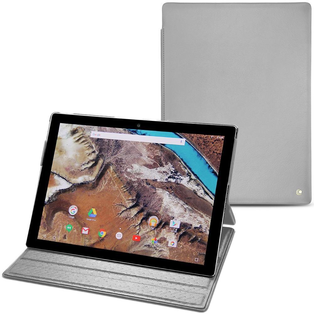 Noreve Lederschutzhülle vertikal (Pixel C), Tablet Hülle, Grau