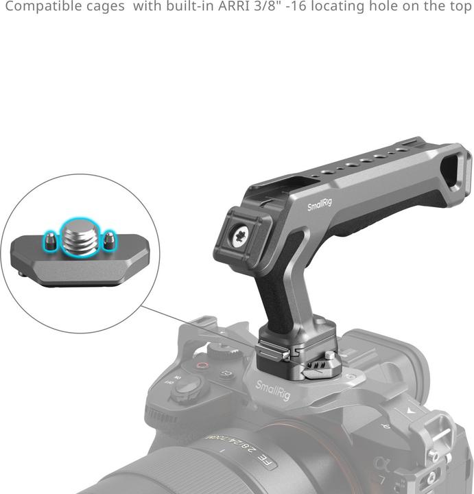 Image du produit SmallRig HawkLock H21 Quick Release Top Handle Kit 4483 (Poignée)
