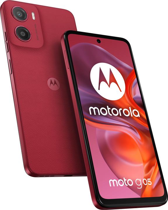 Produktbild Motorola moto g05 (256 GB, Plum Red, 6.67", Dual SIM, 50 Mpx, 4G)