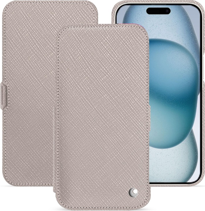 Actual product image Noreve Horizontal leather flap shell (Apple iPhone 15)